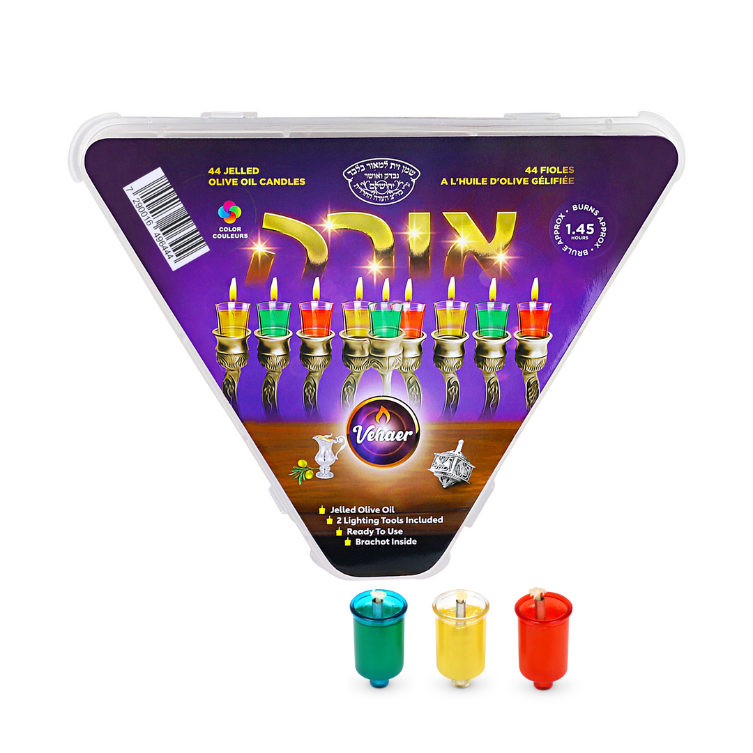 Small Pre Filled Jelled Oil Cups - Color