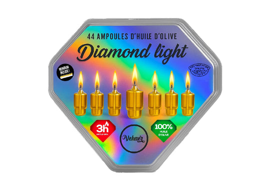 DIamond Light - Prefilled Oil Glass- 3 H
