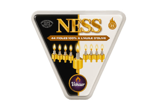 Ness Prefilled Oil Cuips -100% Olive OIl - Mediun -2.5 H