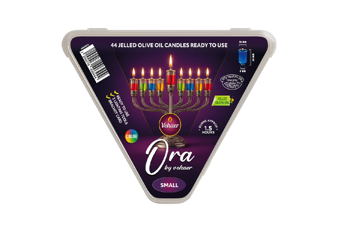 Small Pre Filled Jelled Oil Cups - Color