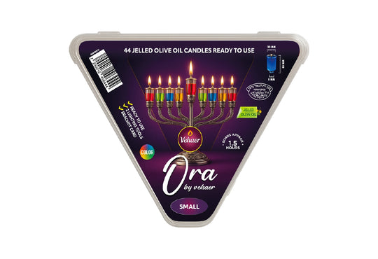 Small Pre Filled Jelled Oil Cups - Color