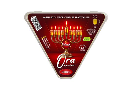 Large Pre Filled Jelled Oil Cups - Natural