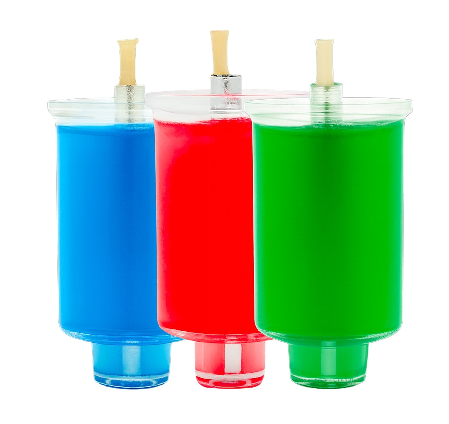 Large Pre Filled Jelled Oil Cups - Color