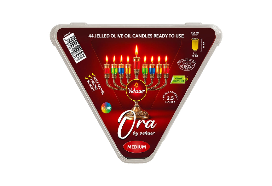 Large Pre Filled Jelled Oil Cups - Color