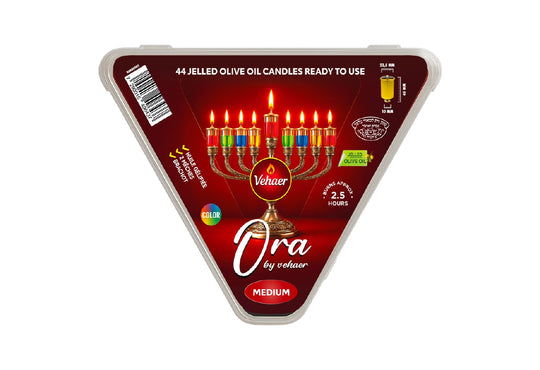 Large Pre Filled Jelled Oil Cups - Color