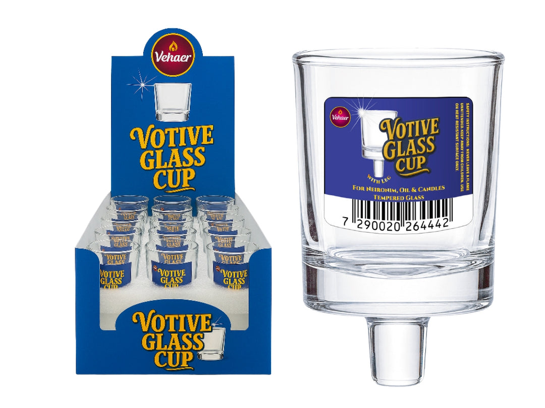Votive Glass Cup With Leg