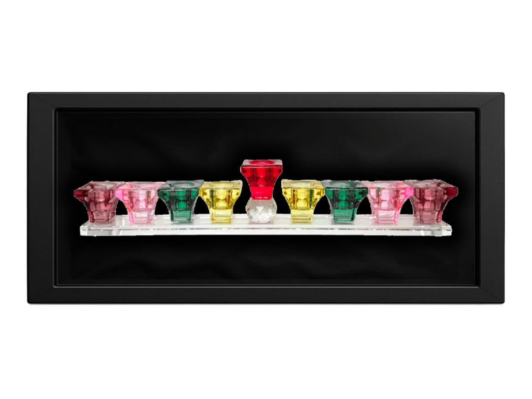Crystal Menorah Multicolor Edition
