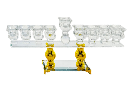 Crystal Menorah Gold Base Support