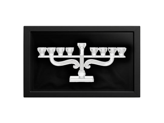 Crystal Menorah With diamond