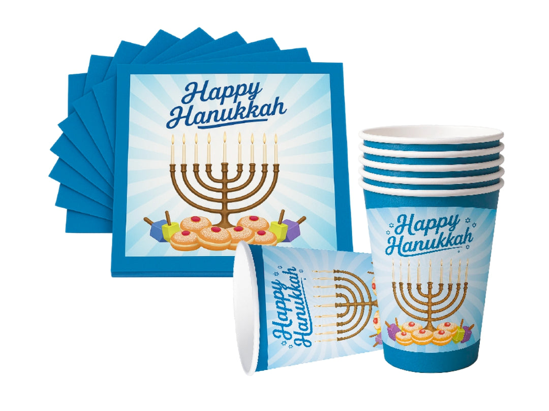 Hanukkah Disposable  Party Kit Set